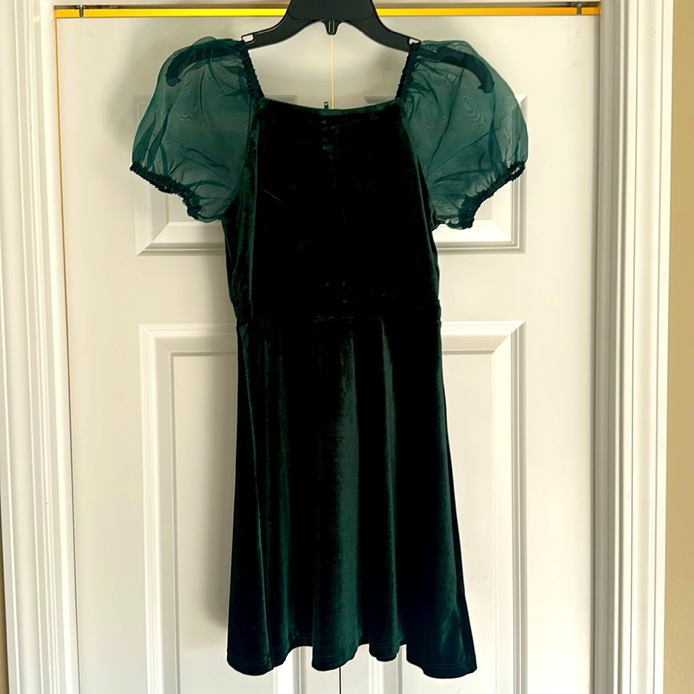 Girls green dress